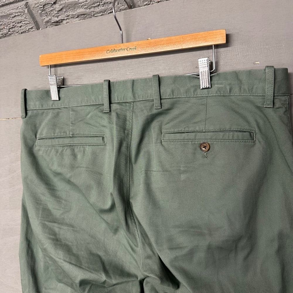 J Crew Chino Pants Green Straight Leg‎ Casual Mens Size 36x30